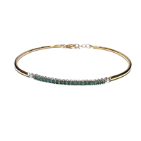 Bracciale CikOrefice Gioielli Donna in Oro Smeraldo 0.30 Ct CKHBRAU0026 - CKHBRAU0026